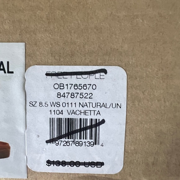 Free People Revelry Studded Slide Sandal, Sz 8.5 NIB - Picture 10 of 10